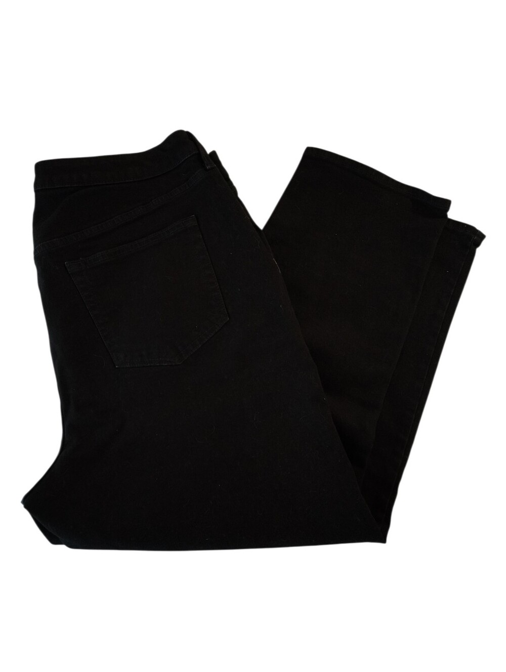 Universal Thread Black Plus Size Mid Rise 80's Slim Straight Jeans Size 20